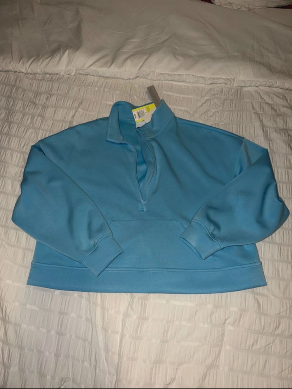 all in motion Sandwash  Light Blue Half-Zip Pullover - Picture 5 of 7